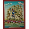 17.25"x13.5" Palden Lhamo Thankga Painting