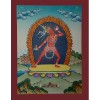 17.25"x13.25"Vajrayogini Thangka Painting