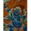 17.25"x13.25" Vajrapani Thangka Painting
