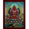 17" x 13"  Aparmita Thangka Painting