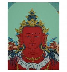 17" x 13"  Aparmita Thangka Painting