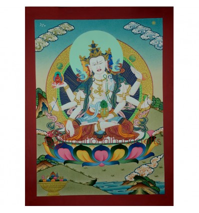 17"x13" Namgyalma Thangka Painting