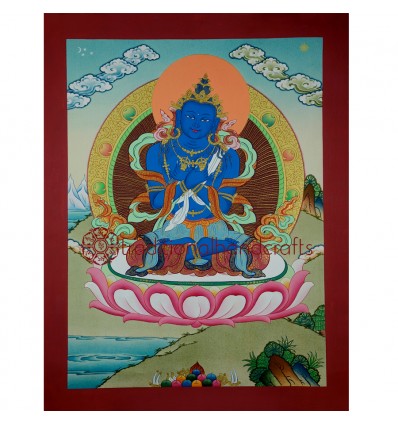 17"x13" Vajradhara Thangka Painting