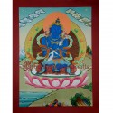 17"x13" Vajradhara Thangka Painting