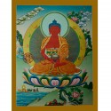 26.25"x20.5" Amitabha Buddha Thangka  Painting