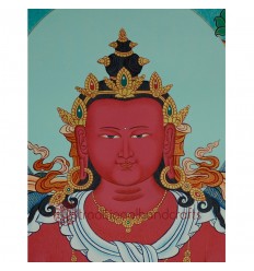 26.25"x20.5" Aparmita Thangka Painting