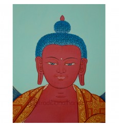 26.25"x20.25" Amitabha Buddha Thangka  Painting