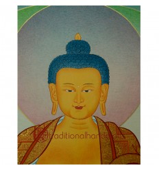 26.25"x20.25" Shakyamuni Buddha Thangka Painting