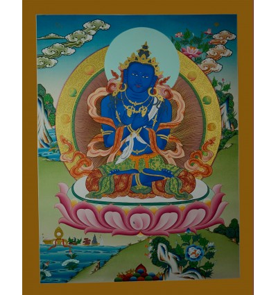 26.25"x20.25" Vajradhara Thangka Painting