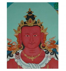 26.75"x20.75" Aparmita Thangka Painting
