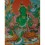 26.75"x20.75" Green Tara Thangka Painting