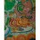 26.75"x20.75" Green Tara Thangka Painting