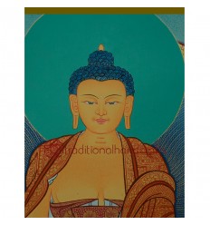 26"x20" Shakyamuni Buddha Thangka Painting