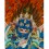 29.25"x23" Black Mahakala Thangka Painting