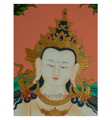 33.75"x25.5"Vajrasattva Thangka Painting