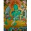 34.5"x25" Green Tara Thangka Painting