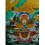 34.5"x25" Green Tara Thangka Painting