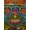 31"x22.5" Manjushiri Thankga Painting