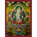 31"x22.25" Vajrasattva Thangka Painting