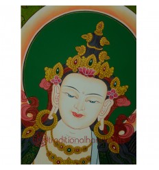 31"x22.25" Vajrasattva Thangka Painting