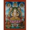 32.25"x23" Chenrezig Thangka Painting