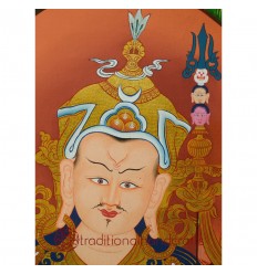 32.25"x23" Guru Padmasambhava Thangka Painting