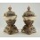 Finely Hand Carved Copper Alloy Silver Plated Siko Design 7" Tibetan Buddhist Kapala Set from Patan, Nepal