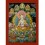 33" x 23.75"" White Tara Thangka Painting