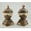 Finely Hand Carved Copper Alloy Silver Plated Siko Design 7" Tibetan Buddhist Kapala Set from Patan, Nepal