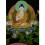 33" x 23.75"" White Tara Thangka Painting