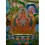 33" x 23.75"" White Tara Thangka Painting