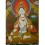 34”x24”  White Tara Thangka Painting