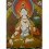 34”x24”  White Tara Thangka Painting