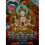 34”x24”  White Tara Thangka Painting