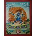 17.5"x13.5" Karzopa Mahakala Thankga Painting