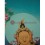 26.75” x 20.5” Yellow Jambhala Thankga Painting