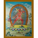 26.5"x20" Vajrayogini Thangka Painting