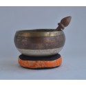 Fine Quality 5.25" BronzeAlloy Colored Tibetan Buddhism Singing Healing Meditation Bowl from Nepal