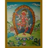 26.5”x20.5" Vajravarahi or Dorje Phagmo Thangka Painting