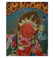 26.5”x20.5" Vajravarahi or Dorje Phagmo Thangka Painting
