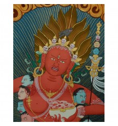 26.5”x20.5" Vajravarahi or Dorje Phagmo Thangka Painting