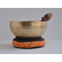 Fine Quality 5.25" Bronze Alloy Hand Beaten Tibetan Buddhism Singing Healing Meditation Bowl from Nepal