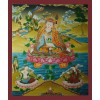 32.25"x27.5" Guru Padmasambhava Thangka