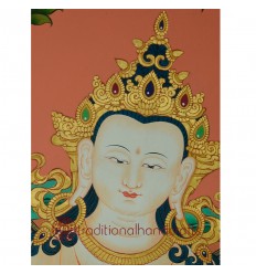 32"x23.75"  Vajrasattva Thangka Painting