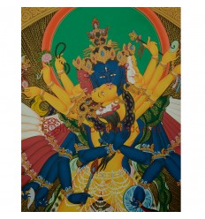 35"x27" Chakrasamvara Thangka Painting