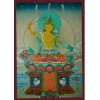 25" x 17.5" Manjushri Thangka Painting