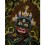 29.25"x23" Black Mahakala Thangka Painting