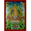 33” x 23.5”  Maitreya Buddha Thangka Painting