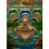 38.5"x28" Chenrezig Thangka Painting