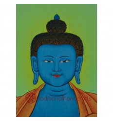 23.5"x16.5" Medicine Buddha Thangka